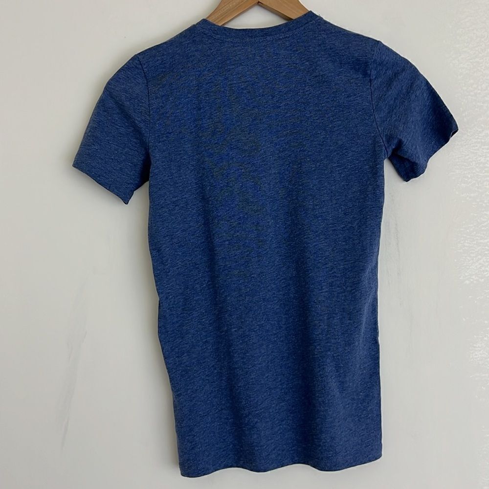 NWT Everlane The Organic Cotton Crew Tee in Heathered Blue Size XXS - Picture 4 of 11